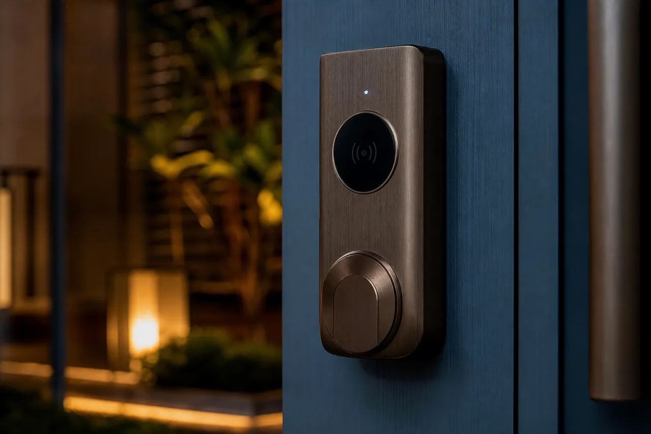 Smart lock NFC posé - Draveil